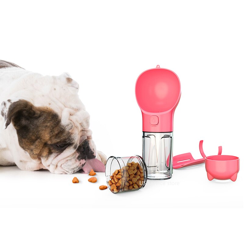 4in1 Dog Feeder Water Bottle