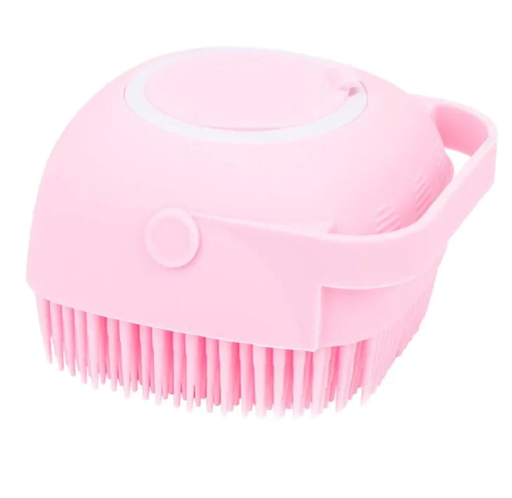 Dog Shampoo Dispenser Brush