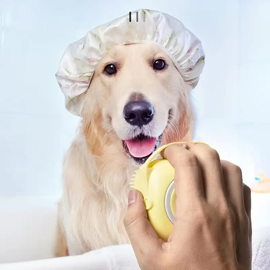 Dog Shampoo Dispenser Brush